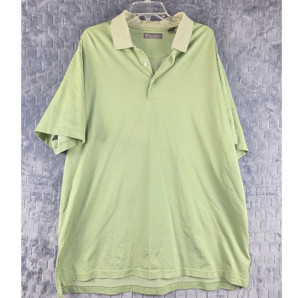 Daniel Cremieux Other - Daniel‎ Cremieux Signature Collection Mens 2XT Sage Green Pique Polo Shirt Tall